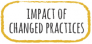 Impact of changed practices. 