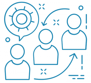 Collaboration graphic.