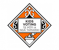 Kids Voting logo.