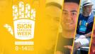 Sign Language Week logo