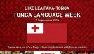 Tongan Language Week logo. 