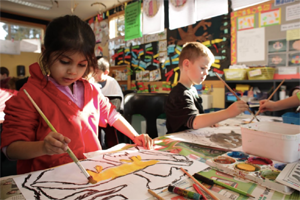 Te Rito Toi - students' painting.