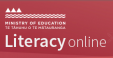 Literacy Online banner. 
